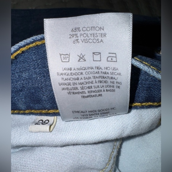 Etica Classic Stanton relaxed fit wide leg Blue Jeans. NWT size 28. - Picture 11 of 14